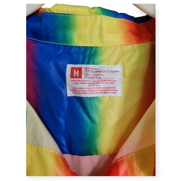 Genderless Target Rainbow Jumpsuit Pantsuit Kidcore Festival Rave size M NWT - Picture 4 of 8